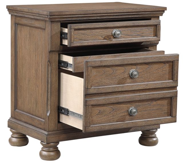 Homelegance® Bethel Antique Brown Nightstand-3