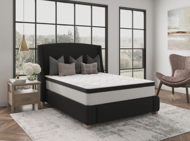 Sherwood® Bedding Truform 10" Elevate Innerspring Medium Faux Euro Top Twin XL Mattress -1