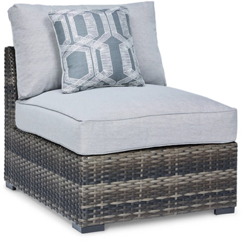 Signature Design by Ashley® Harbor Court 9-Piece Gray Outdoor Sectional-3