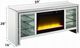 ACME Furniture Noralie Mirrored TV Stand with Fireplace and LED-1