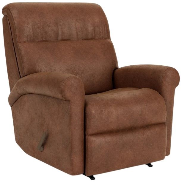 Flexsteel® Davis Chestnut Rocking Recliner-0