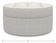 La-Z-Boy® Roundabout Linen Ottoman-4