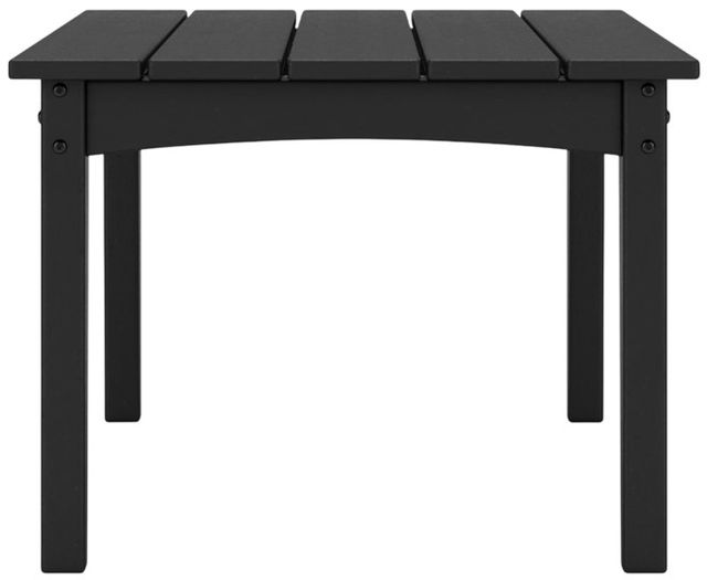 Signature Design by Ashley® Hyland Wave Black Plastic Outdoor Cocktail Table-2