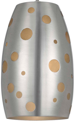 Cal® Lighting & Accessories Uni Pack Brushed Steel Pendant-1