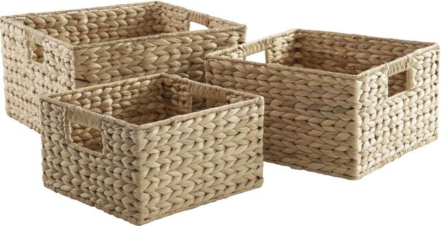 Signature Design by Ashley® Elian 3-Piece Brown Basket Set-0
