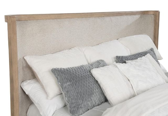 Coaster® Kailani Beige Queen Wingback Panel Bed -3