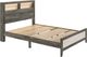 Crown Mark Rhett Gray/White King Panel Bed-3