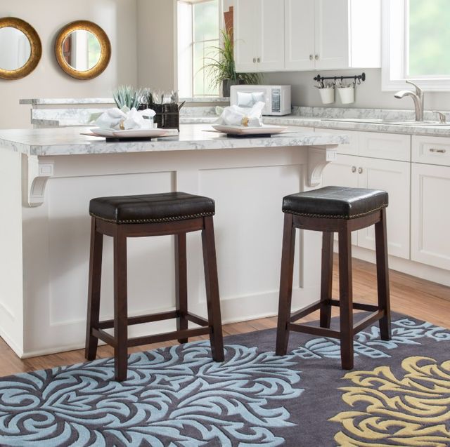 Linon Claridge Dark Brown Counter Stool-1