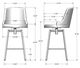 Amisco Customizable Diego Swivel Counter Stool-3