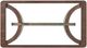 Hooker® Furniture Melange Contours Dark Walnut Cocktail Table-3