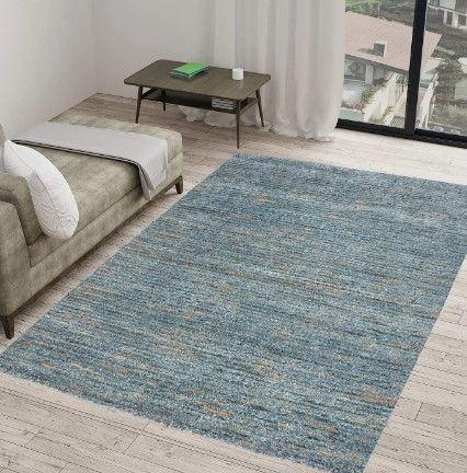 KAS Rugs Kauai Ocean Natural Horizon 5'x7' Area Rug-4