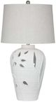 Bassett Mirror Amur Matte White Table Lamp-0