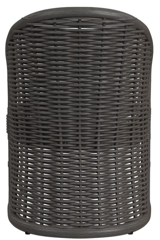 Sunset West Cabo Kahlua Resin Wicker Outdoor Dining Arm Chair with Soothe Pearl Cushion-3