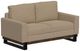 International Furniture Direct Blackburn Brown Loveseat-0