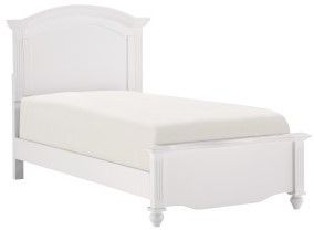 Mazin Furniture Meghan White Twin Bed-1