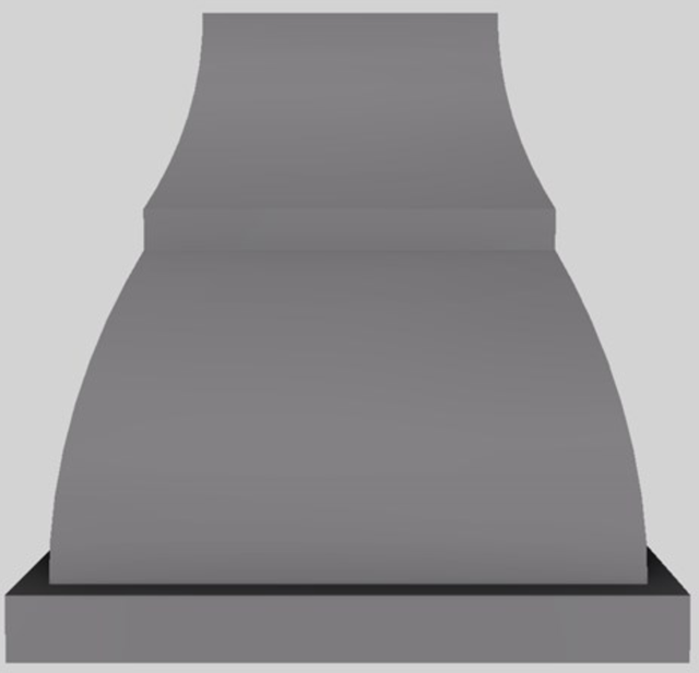 Vent-A-Hood® Designer Series 48" Gunsmoke Island Range Hood-1