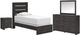 Signature Design by Ashley® Hollivern 4-Piece Dark Gray Twin Bedroom Set-0