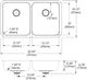 Elkay Lustertone® Classic Lustrous Satin 30-3/4" x 18-1/2" x 5-3/8" Double Bowl Undermount ADA Sink with Perfect Drain®-4