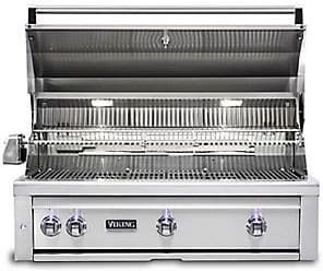 Viking® 5 Series 4-Burner Stainless Steel Built-In Liquid Propane Grill-1
