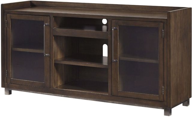 Signature Design by Ashley® Starmore Brown Extra Large TV Stand with Fireplace Option-3