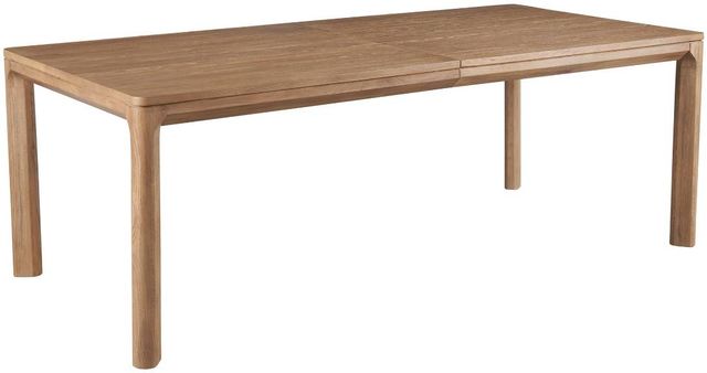 Universal Explore Home™ New Modern Malone Natural Oak Extendable Dining Table-0
