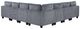 Homelegance® Walterboro 7-Piece Gray Modular Sectional with Storage-3