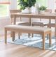 Powell® Daly Natural Dining Bench-1