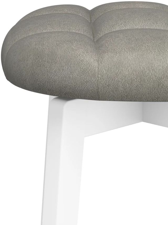 HH2 Home Odette Gray/White Counter Stool-3