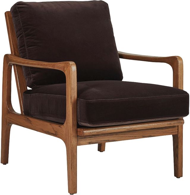 Moe's Home Collection Fearne Dark Brown Accent Chair-0