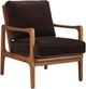 Moe's Home Collection Fearne Dark Brown Accent Chair-0