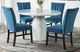Elements International Bellini 5-Piece Navy/White Round Dining Set-0