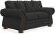La-Z-Boy® Pembroke Charcoal Loveseat with Brass Nailhead Trim-0
