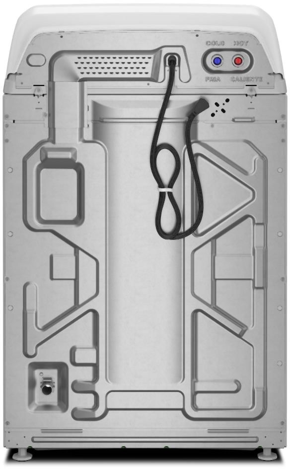 Maytag® 4.6 Cu. Ft. White Agitator Top Load Washer-2