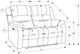 Monarch Specialties Inc. Beige Power Reclining Loveseat with USB Ports-2