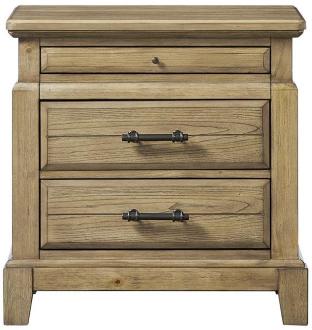 Bernards Bellamy Lane Caramel 2-Drawer Nightstand-2
