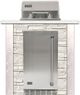 Coyote® Outdoor Living 3 ft White Stacked Stone Electric Island-0
