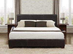 Mazin Furniture Zoey Dark Brown Full Bed-3