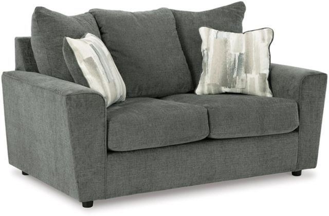Signature Design by Ashley® Stairatt Gravel Loveseat-0