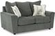 Signature Design by Ashley® Stairatt Gravel Loveseat-0