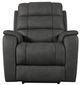 Bassett® Furniture Club Level Wendell Gunmetal Wallsaver Power Reclinier-1