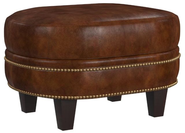 Bradington-Young Richardson Cognac Ottoman-0