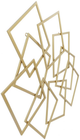 Moe's Home Collection Quad Gold Wall Art-1