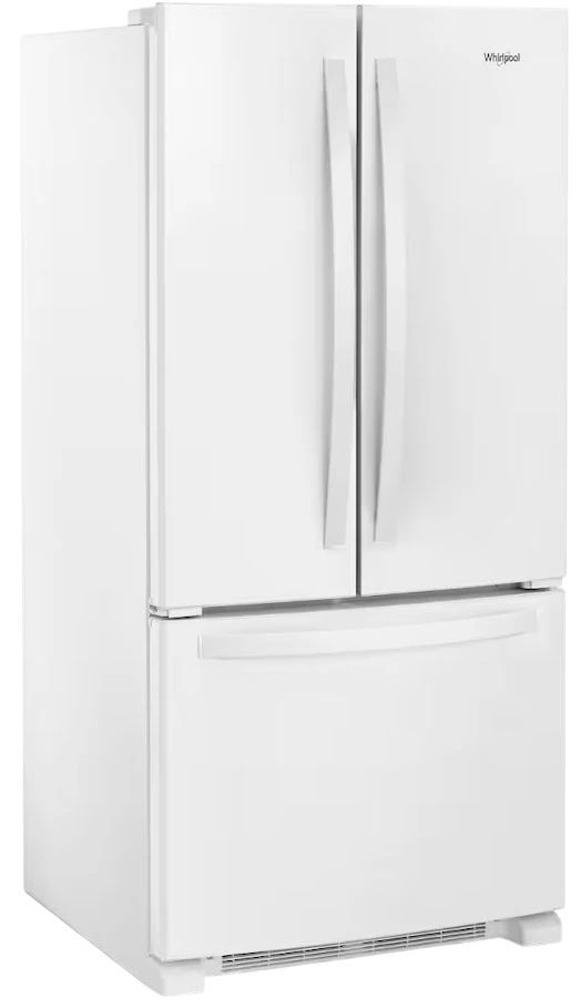 Whirlpool® 33" 22.1 Cu. Ft. White Freestanding French Door Refrigerator-2