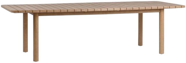 Classic Home Dawson Butterscotch Wooden Outdoor Extendable Dining Table-0