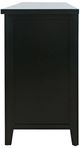 Jofran Inc. Urban Icon Black Electric Fireplace Media Console with Crystal Display-3
