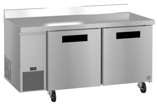 Hoshizaki Steelheart® 67" 20 Cu. Ft. Stainless Steel Two Section Worktop Side Mount Refrigerator-2