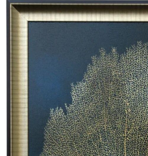 Stylecraft Blue/Gold Wall Art-1