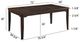 Crown Mark Higgins Dark Oak Dining Table-2