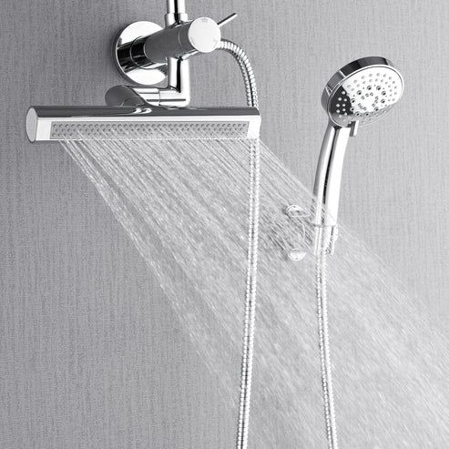 Forno Acqua AcquaFALL Mini Polished Chrome Retrofit Shower System 1.8 GPM-4