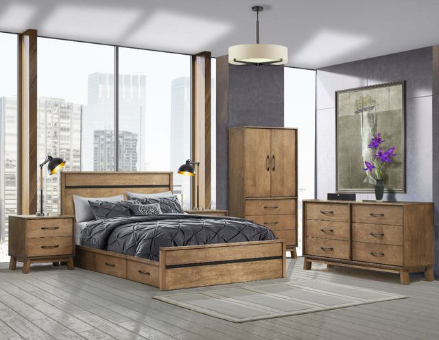 Concept Plus 130 Series Queen Storage Platform Bed-1